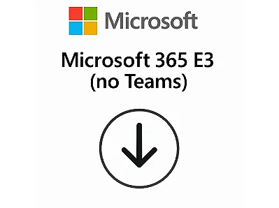 Office 365 E3 no Teams Microsoft CSP - CFQ7TTC0LF8R-020