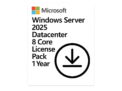 Win Server Microsoft 2025 DC 8C 1Y CSP - DG7GMGF0PWHD-003