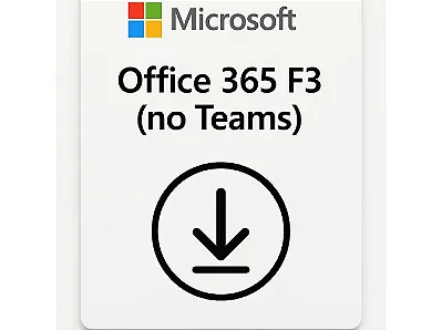 Office 365 F3 (no Teams) Microsoft CSP - CFQ7TTC0LGZW-01F