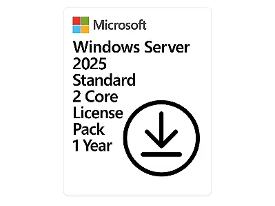 Windows Server Microsoft 2025 STD 2C 1Y CSP - DG7GMGF0PWHC-004