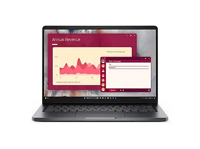 Notebook Dell Pro 14" CSG AMD Ryzen 5 PRO 230 8GB 512GB Windows 11 Pro - 210-BRMX-NBP1404