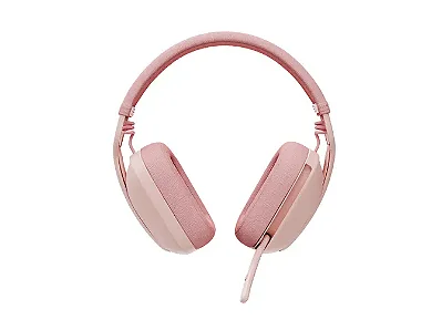 Headset Logitech Zone Vibe 100 Rosa s/ Fio - 981-001223-C