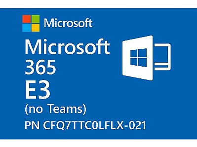 Microsoft 365 E3 no Teams - CFQ7TTC0LFLX-021
