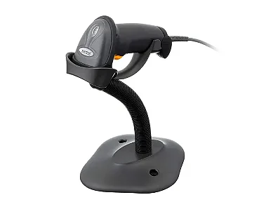 Leitor de Códigos Zebra LS2208 com Suporte - LS2208-SR20007BR-U