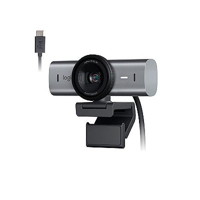 Webcam Logitech MX Brio Grafite Ultra HD - 960-001548-C