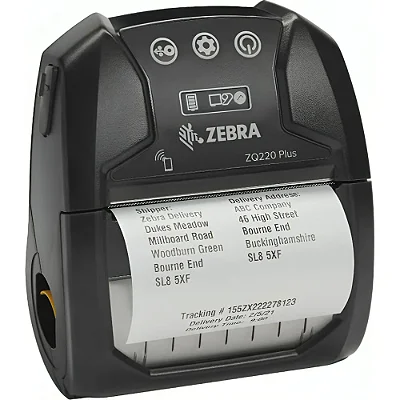 Impressora Zebra Portátil ZQ220 Plus - ZQ22-B16B1KL-00