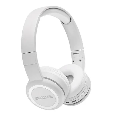 Headphone Aiwa AWS-HP-03-W Branco Bluetooth - 72102-01