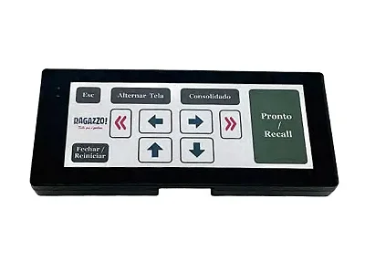 Teclado Postech Programável KDS Touch Screen - POS9100-BK