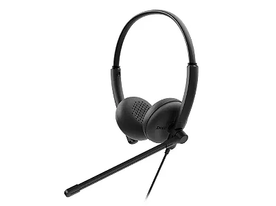 Headset Dell WH125 com Fio Preto - 520-BBLM