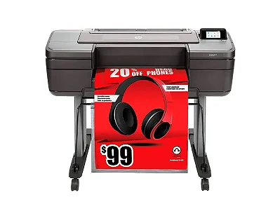 Impressora Plotter HP DesignJet Z6 24" - T8W15A#B1K