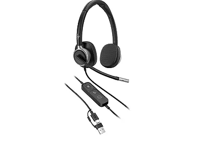 Headset HP Poly Mission 625 Stereo Teams USB-C/A - C01C6AA#AC3