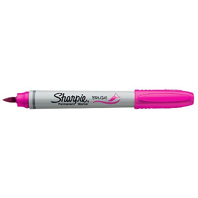 Caneta Sharpie Brush Ponta Pincel Pink - Unidade