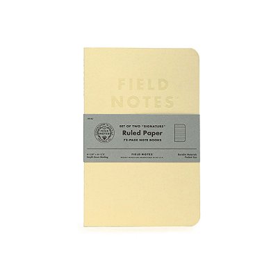 Dupla de Cadernos Signature Pautado - Field Notes