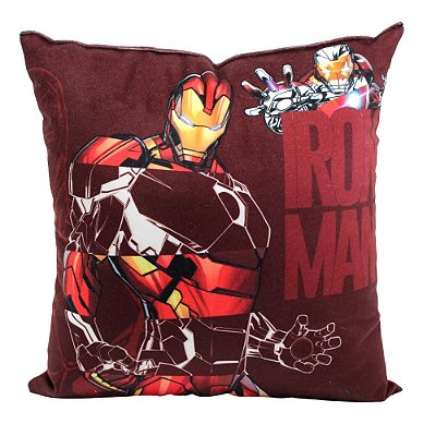 Almofada Iron Tye Dye - Iron Man - 25X25CM - Zona Criativa