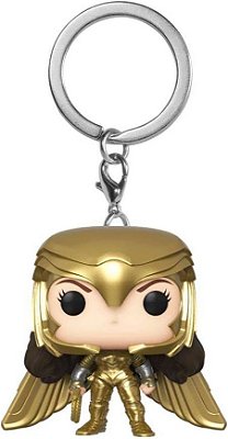 Wonder Woman Golden Armor - Chaveiro Pocket Pop! Keychain - Funko