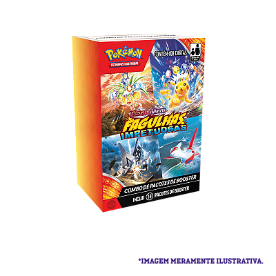 Mini Display Pokémon TCG Escarlate E Violeta 8 Fagulhas Impetuosas - Copag