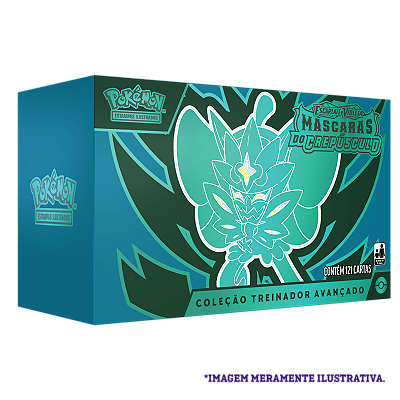 Treinador Avançado Pokémon TCG Escarlate E Violeta 6 Mascaras De Crepúsculo - Copag
