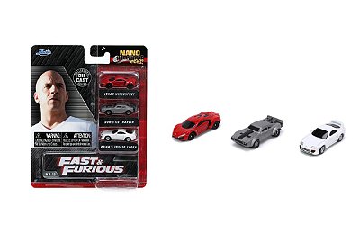 Velozes e Furiosos - Nano Hollywood Rides - 1,65 Polegadas - Jada Toys