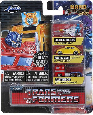 Transformers - Nano Hollywood Rides - 1,65 Polegadas - Jada Toys