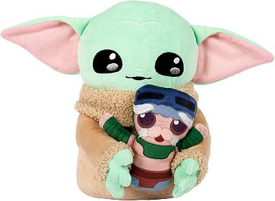 Pelúcia Grogu Bebê Mau - The Mandalorian - Star Wars - HXV50 - Mattel