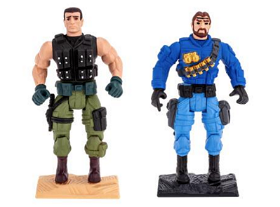 Cronos x Shark - SOS Commandos - Cartela com 2 Figuras e Acessórios - Gulliver