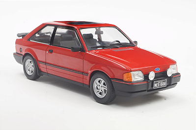Escort XR3 - Ford - 1987 - Vermelho - 1/24 - California Classics