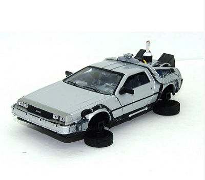 Delorean - Time Machine - De Volta Para o Futuro II - 1/24 - Welly