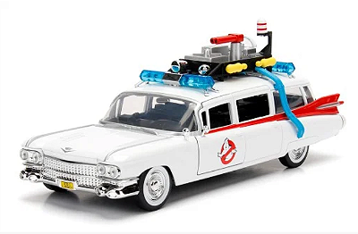Ecto-1 - Ghostbusters - Os Caça-Fantasmas - Hollywood Rides - 1/24 - Jada Toys