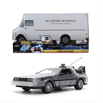 Time Machine - De Volta Para o Futuro - Edição Limitada 40 Anos - 1/24 - Jada Toys