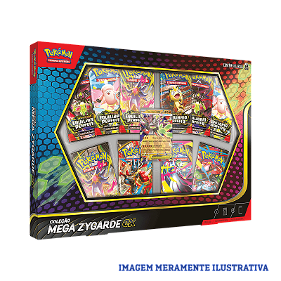 Box Coleção Mega Zygarde Ex - Equilíbrio Perfeito - Pokémon - Copag