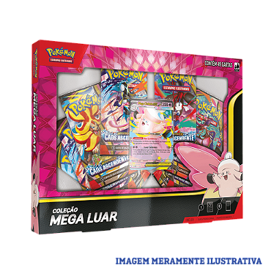 Box Pokemon Colecao Mega Luar - Mega Clefable - Pokémon - Copag
