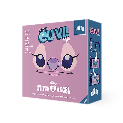 Jogo Eu Vi! - Stitch & Angel - Copag