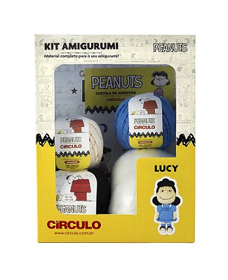 Kit Amigurumi Peanuts - Lucy - Círculo