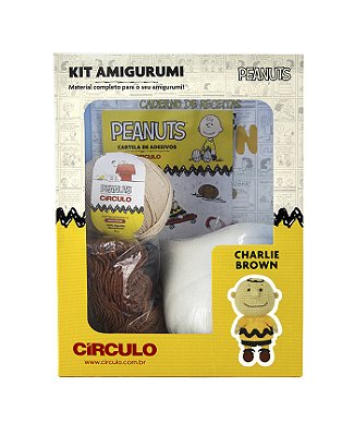 Kit Amigurumi Peanuts - Charlie Brown - Círculo