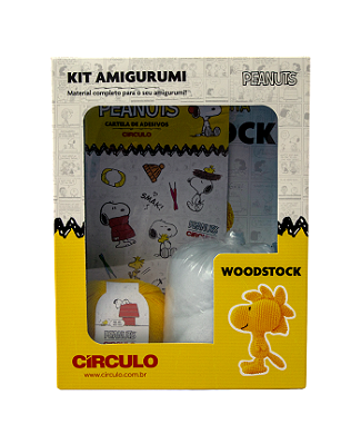 Kit Amigurumi Peanuts - Woodstock - Círculo