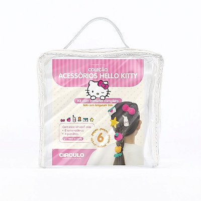 Kit de Acessórios para Cabelo Hello Kitty - Círculo