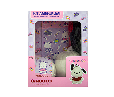 Kit Amigurumi Coleção Hello Kitty and Friends - Pochacco - Círculo