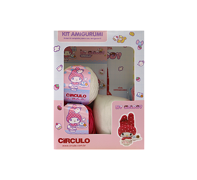 Kit Amigurumi Coleção Hello Kitty and Friends - My Melody - Círculo