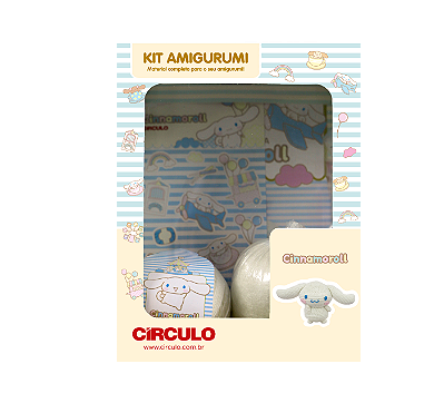 Kit Amigurumi Coleção Hello Kitty and Friends - Cinnamoroll - Círculo