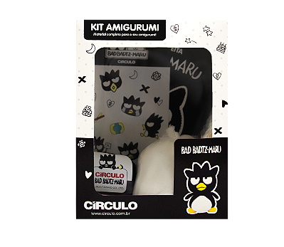 Kit Amigurumi Coleção Hello Kitty and Friends - Badtz-Maru - Círculo