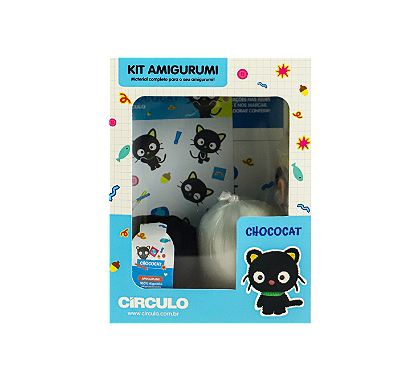 Kit Amigurumi Coleção Hello Kitty and Friends - Chococat - Círculo