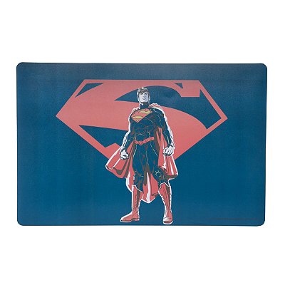 Lugar Americano de Plástico WB Core Superman Logo Azul 43,5 x 28,5 cm - Superman - Urban Brasil