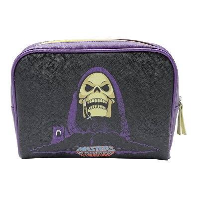 Necessaire PU UVL MOTU Skeletor FD Preto - 23,5 x 6,5 x 17 cm - He-Man