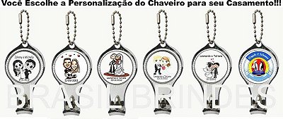 Chaveiros resinados