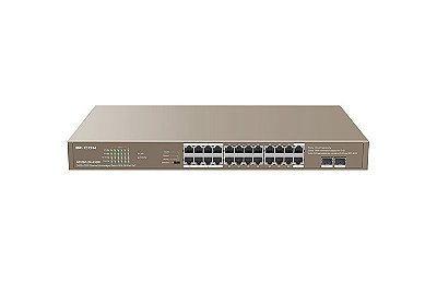 Switch IP-COM 24G PoE 2P SFP G1126P-24-410W