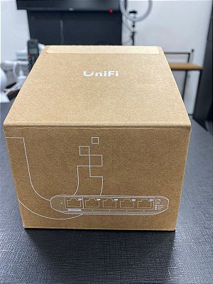 Open Box Switch Ubiquiti UniFi L2 5G 1P PoE Pack com x2 USW-Flex-Mini-5
