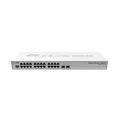 Roteador Cloud Router Switch Mikrotik CRS326-24G-2S+RM