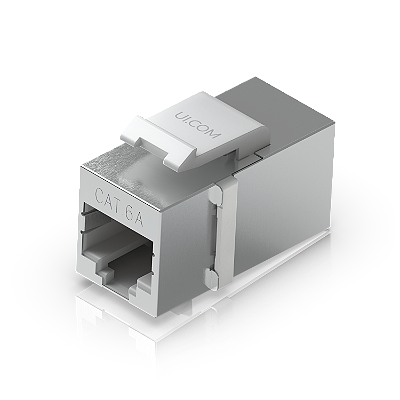 Cat6A Keystone Coupler Ubiquiti, Pacote com 12 UACC-Keystone-Coupler-C6A