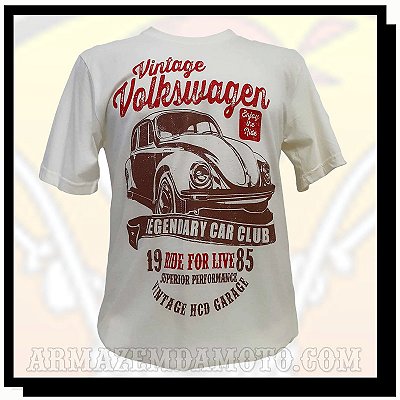 CAMISETA VW VINTAGE BEGE HCD