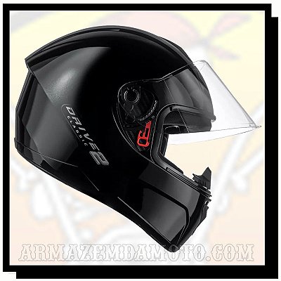 CAPACETE FLY DRIVE 2 CLASSIC PRETO